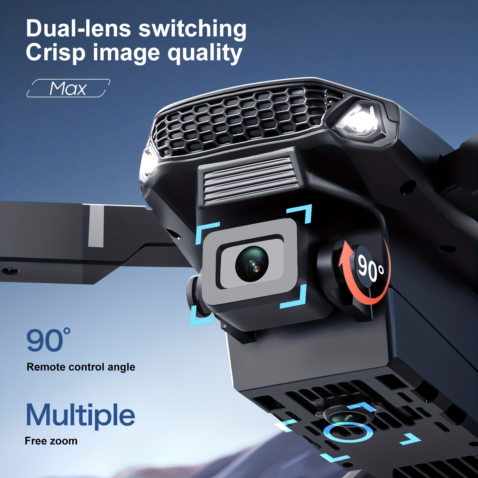 Drone Pieghevole E88 PRO MAX 2 - Drone Racing Camera recensione e prezzo