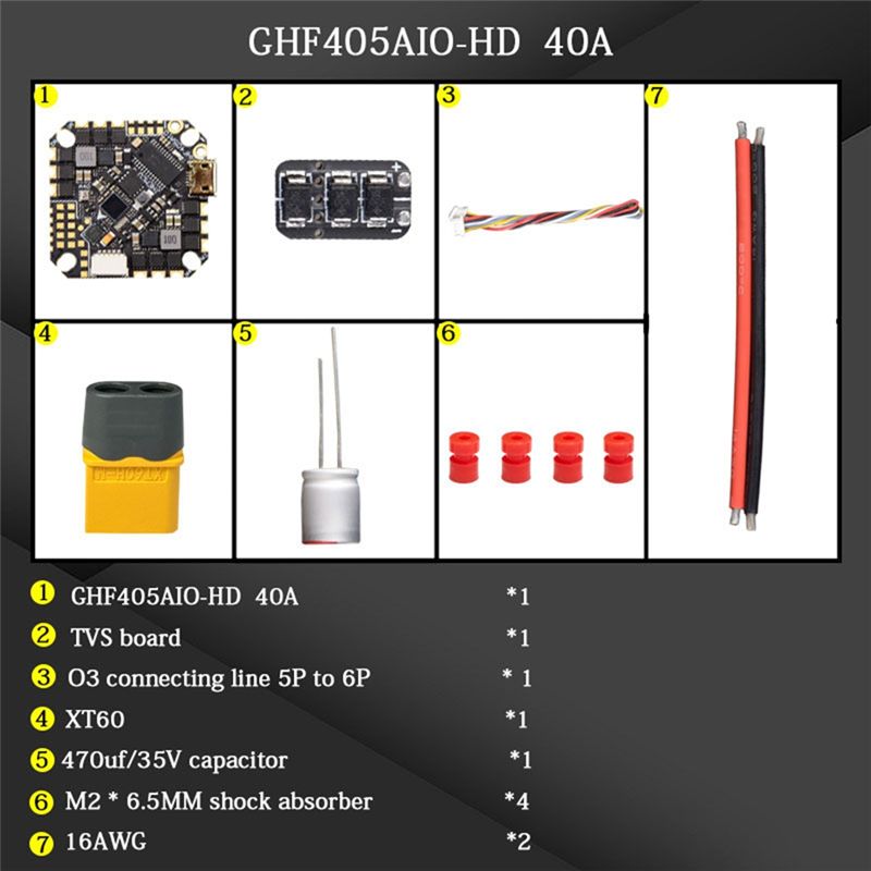 ABTI-GHF405AIO-HD 40A AIO Flig - Drone Racing Esc recensione e prezzo