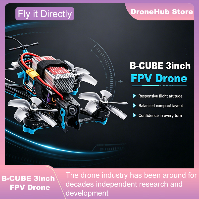 Kit Telaio Drone FPV B-CUBE 3  - Drone Racing Flight Controller recensione e prezzo