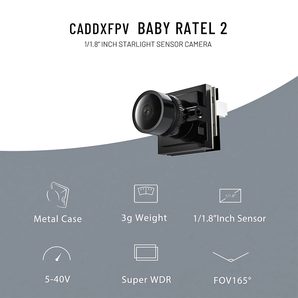 CADDX Micro FPV Telecamera Rat - Drone Racing Camera recensione e prezzo