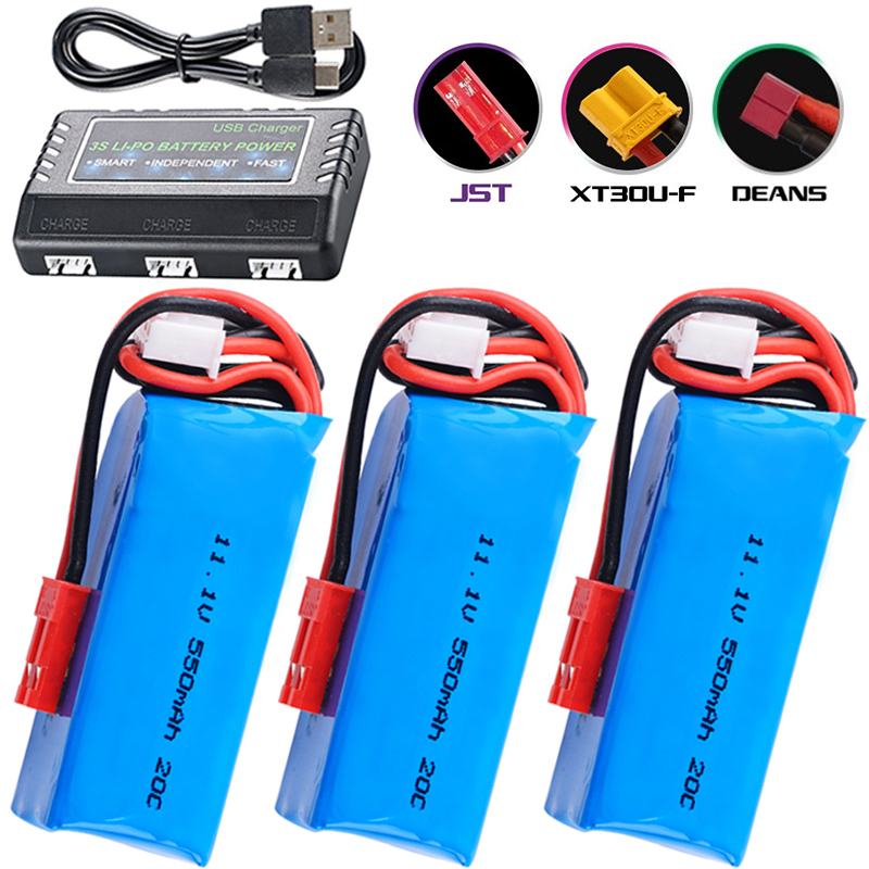 Batteria Lipo 11.1V 550mAh per - Drone Racing Charger recensione e prezzo
