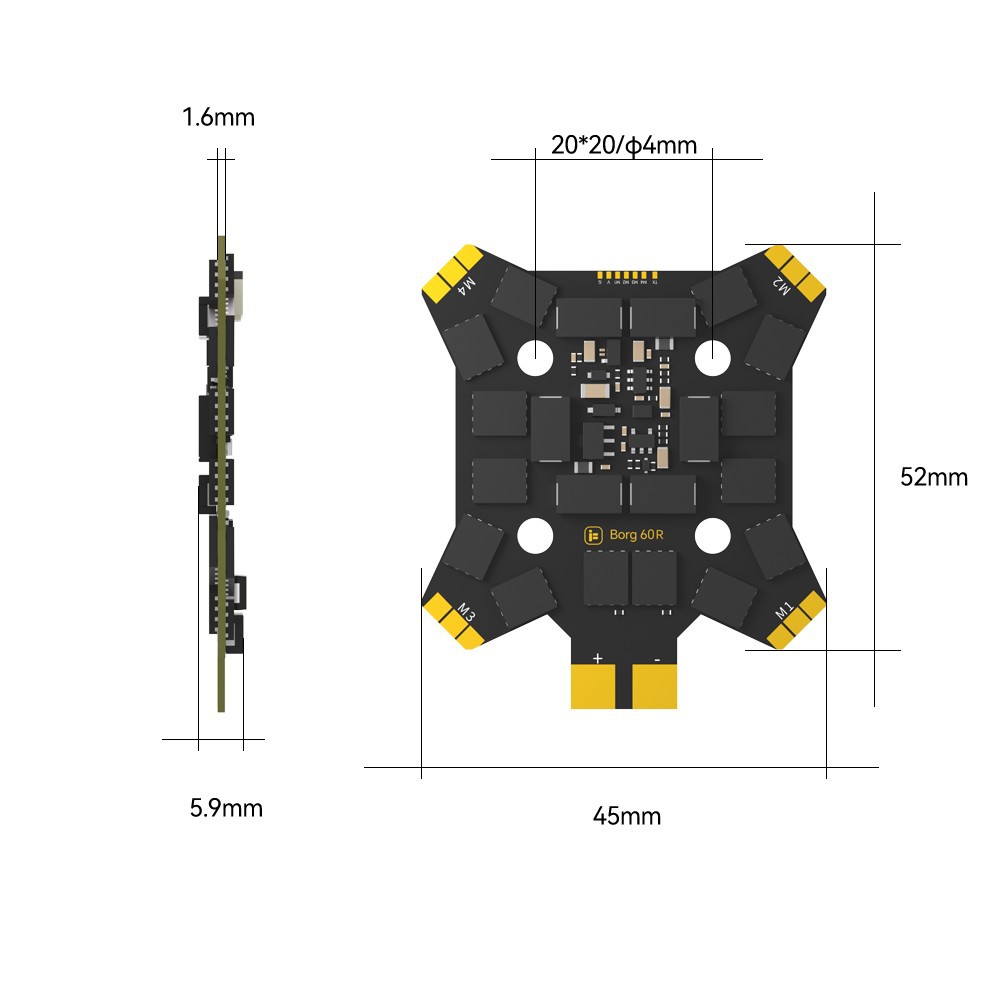 iFlight Borg Mini H7 (ICM42688 - Drone Racing Esc recensione e prezzo