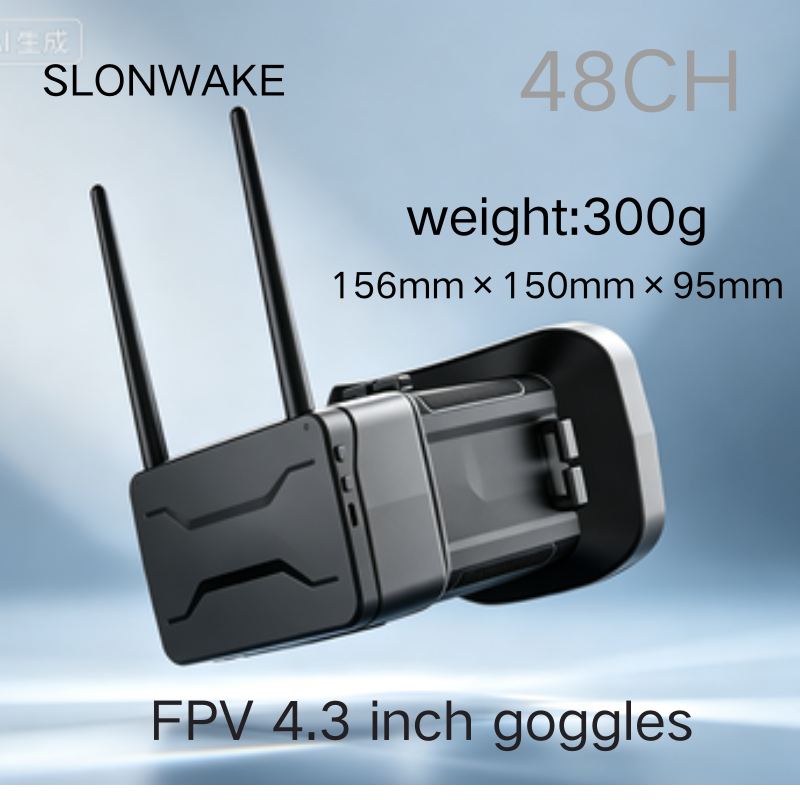 Occhiali FPV 5.8G 4.3 Pollici  - Drone Racing Goggles recensione e prezzo